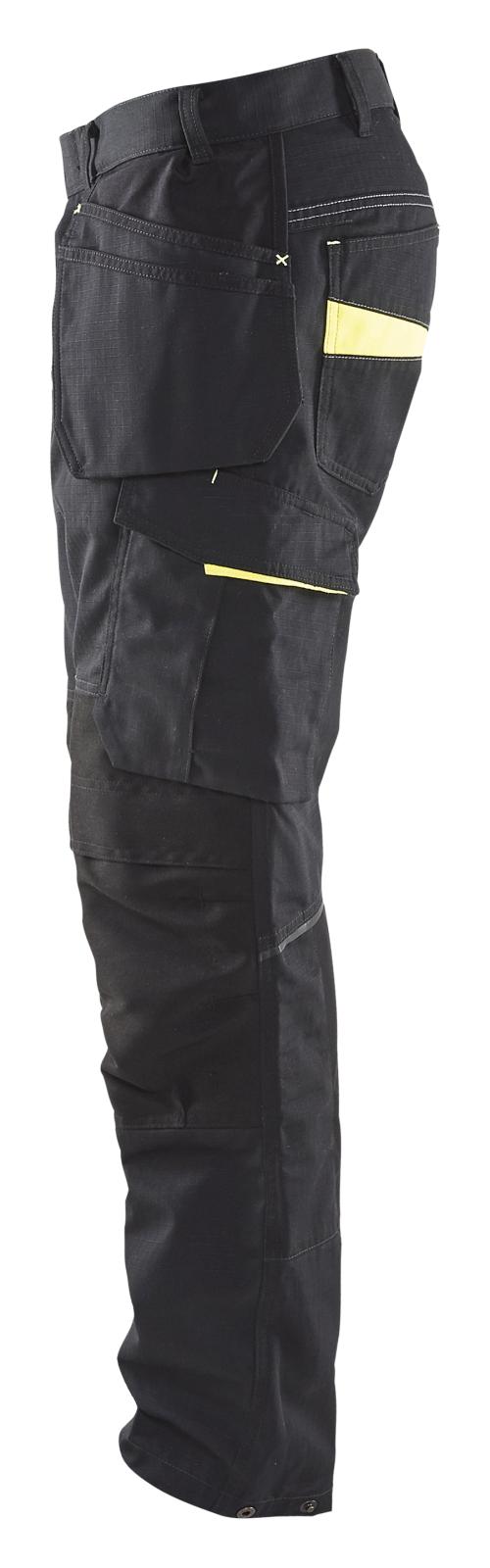 Blaklader Broeken 14961330 met Stretch zwart-geel(9933)