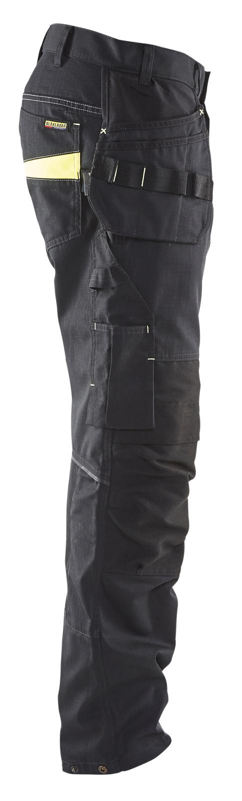 Blaklader Broeken 14961330 met Stretch zwart-geel(9933)