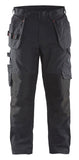 Blaklader Broeken 14961330 met Stretch zwart-rood(9956)