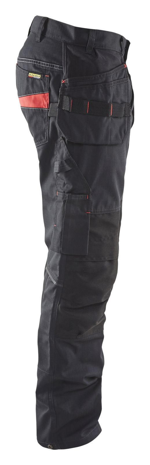 Blaklader Broeken 14961330 met Stretch zwart-rood(9956)