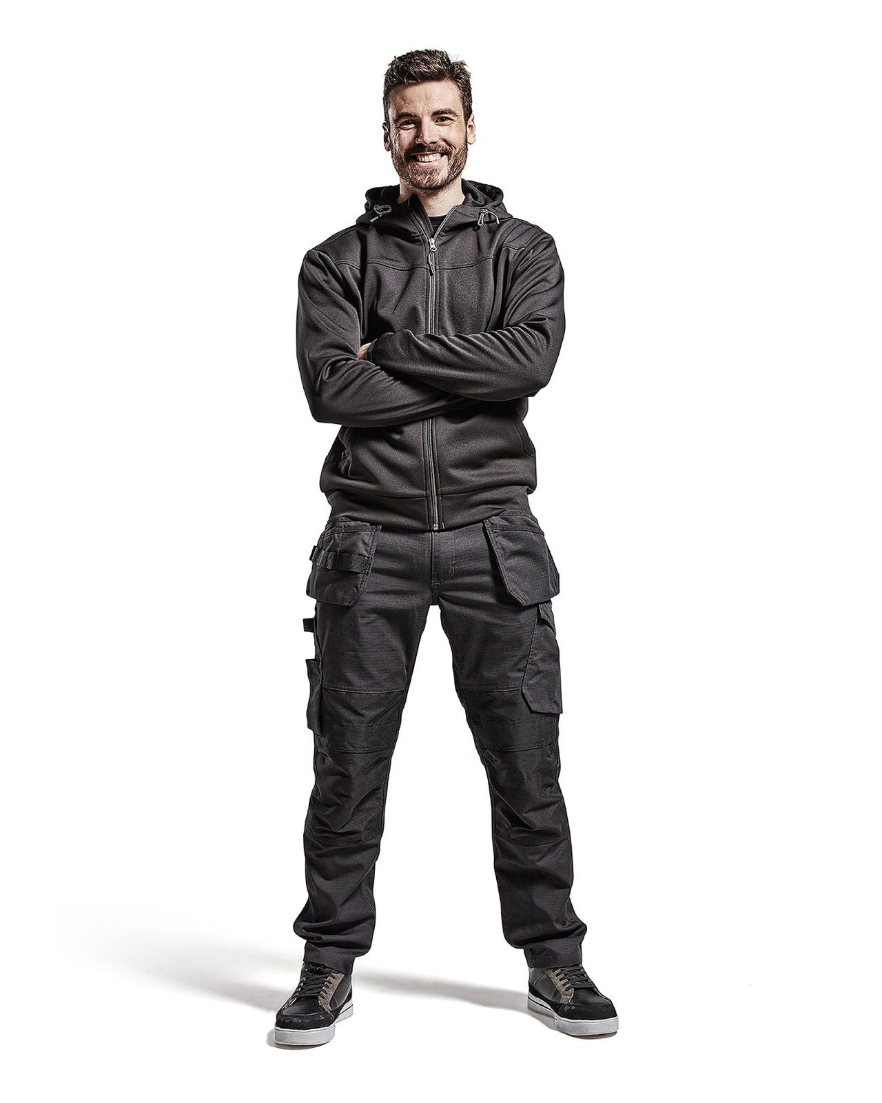 Blaklader Broeken 14961330 met Stretch zwart-grijs(9998)