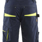Blaklader Service Shorts 14991330 donker marineblauw-fluo geel(8633)