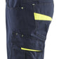 Blaklader Service Shorts 14991330 donker marineblauw-fluo geel(8633)