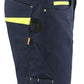 Blaklader Service Shorts 14991330 donker marineblauw-fluo geel(8633)