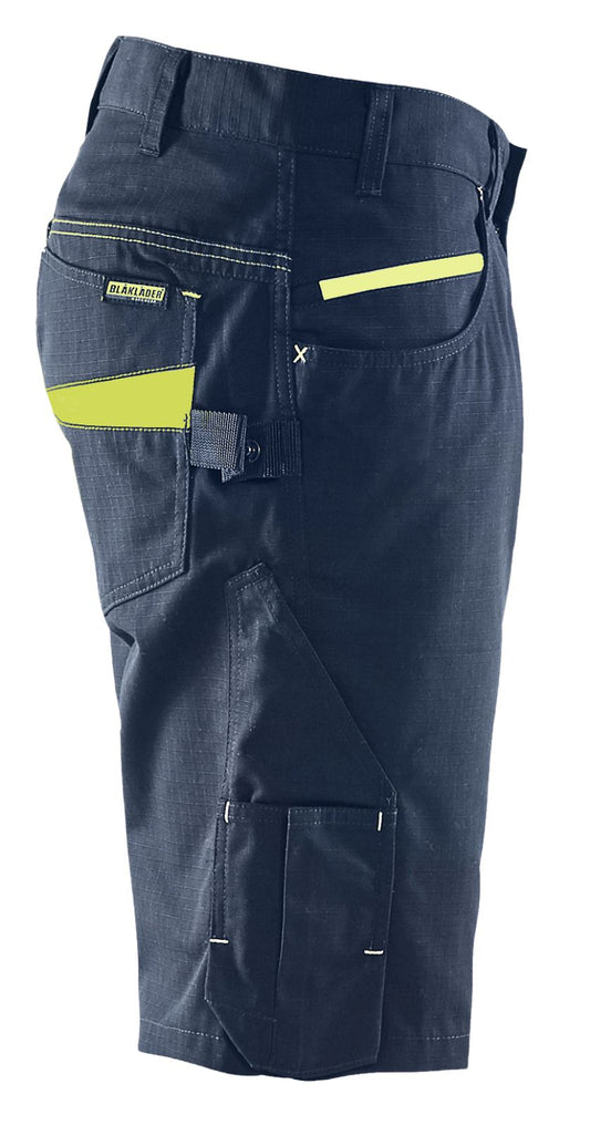 Blaklader Broeken 14991330 zwart-geel(9933)