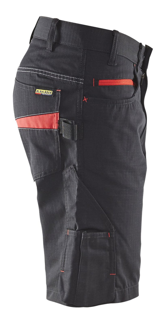 Blaklader Broeken 14991330 zwart-rood(9956)