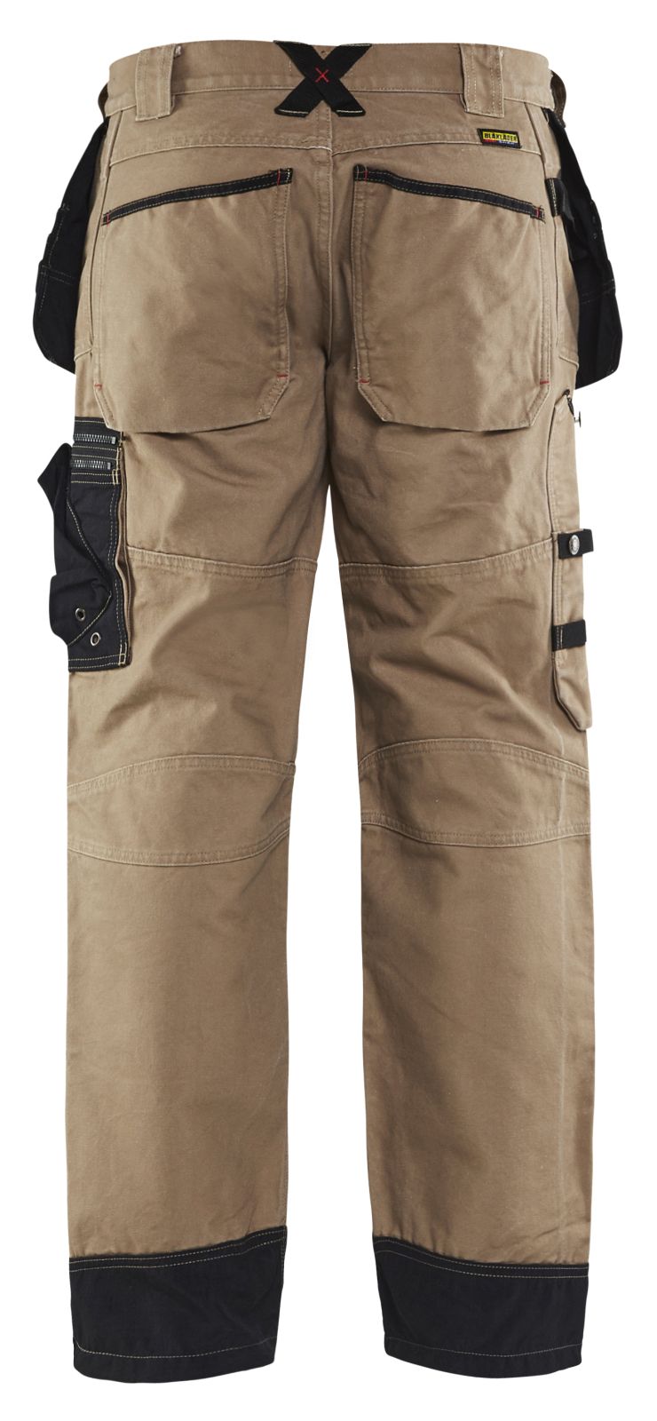 Blaklader Broeken 15001320 khaki-zwart(2899)