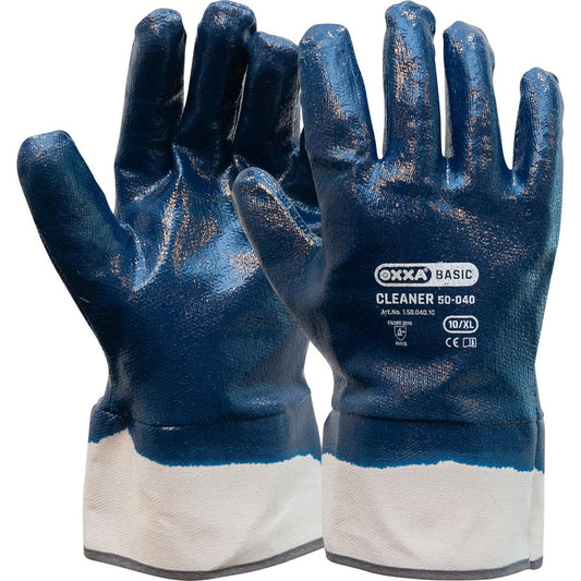 OXXA Basic Handschoen Cleaner 50-040 blauw-wit