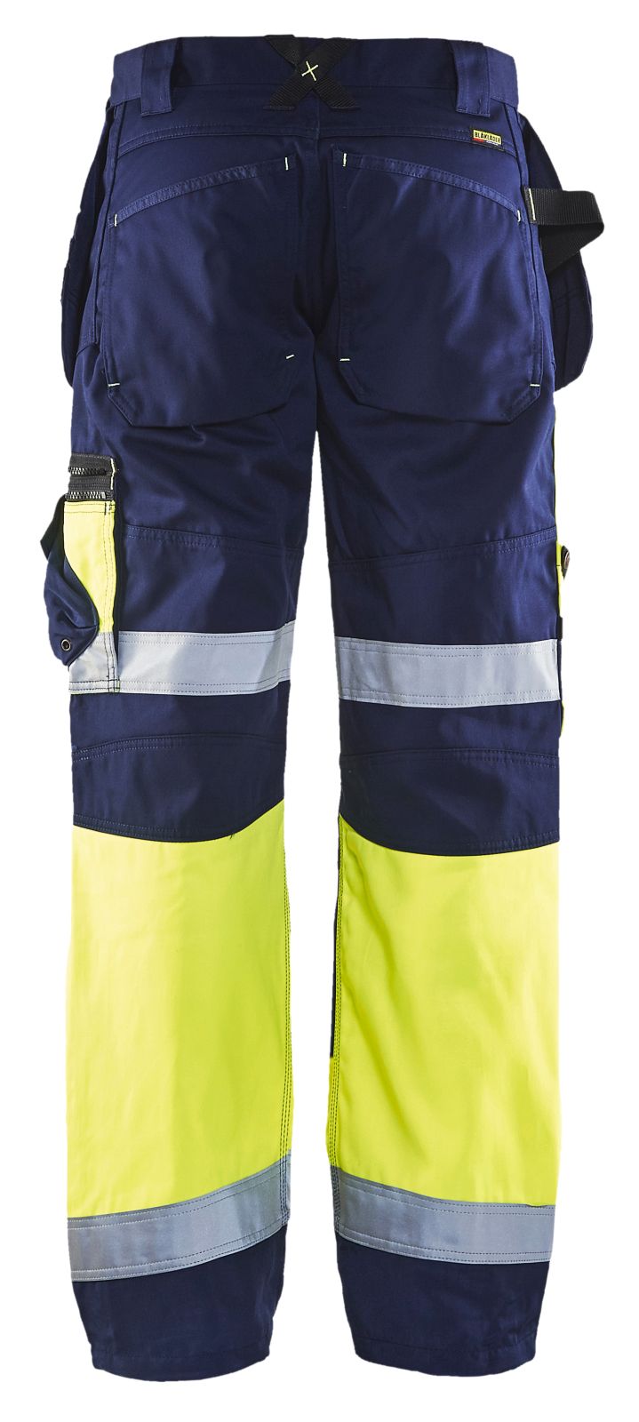 Blaklader Broeken 15081860 HiVis marineblauw-geel(8933)