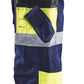 Blaklader Broeken 15081860 HiVis marineblauw-geel(8933)