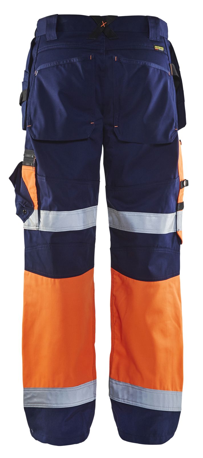 Blaklader Broeken 15081860 HiVis marineblauw-oranje(8953)