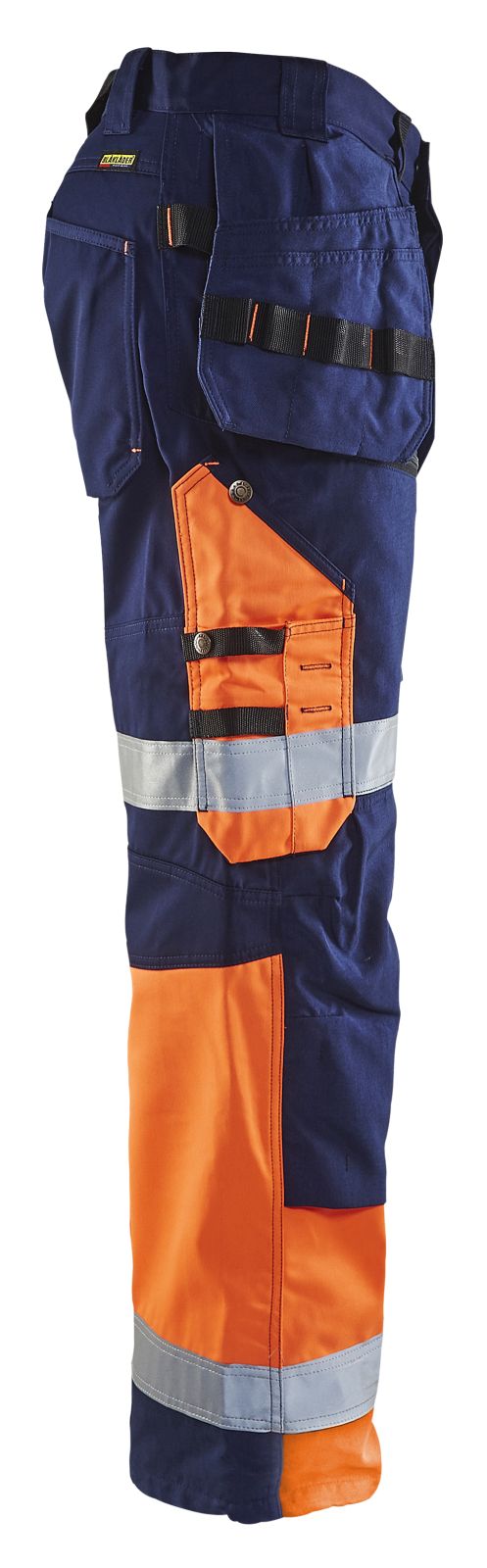 Blaklader Broeken 15081860 HiVis marineblauw-oranje(8953)