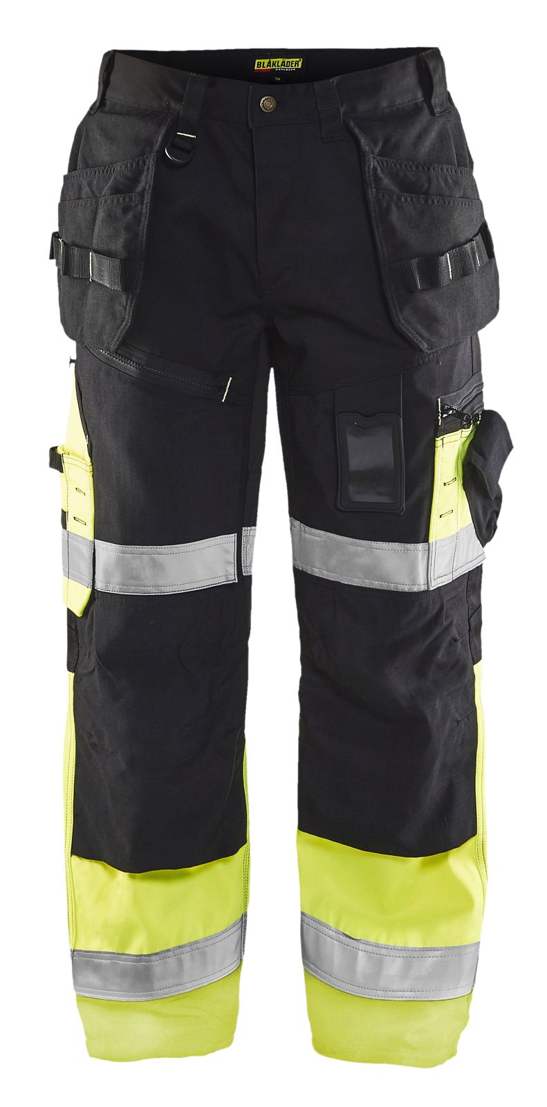 Blaklader Broeken 15081860 HiVis zwart-fluo geel(9933)