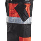 Blaklader Broeken 15081860 HiVis zwart-fluo rood(9955)