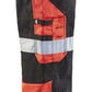 Blaklader Broeken 15081860 HiVis zwart-fluo rood(9955)