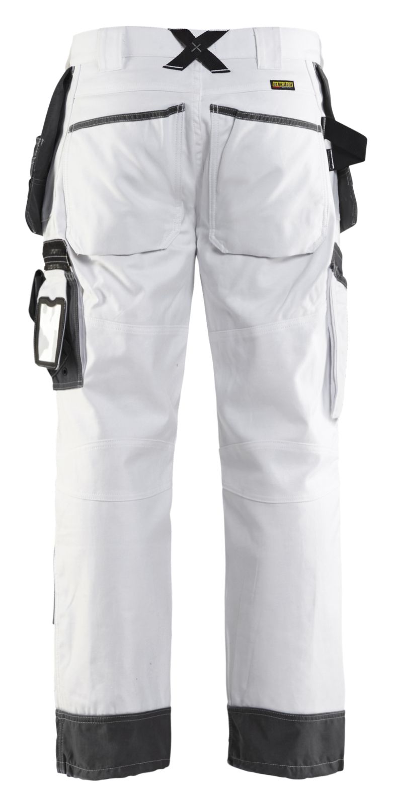 Blaklader Werkbroeken 15101210 wit-donkergrijs(1098)