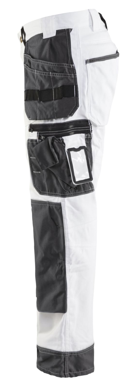 Blaklader Werkbroeken 15101210 wit-donkergrijs(1098)