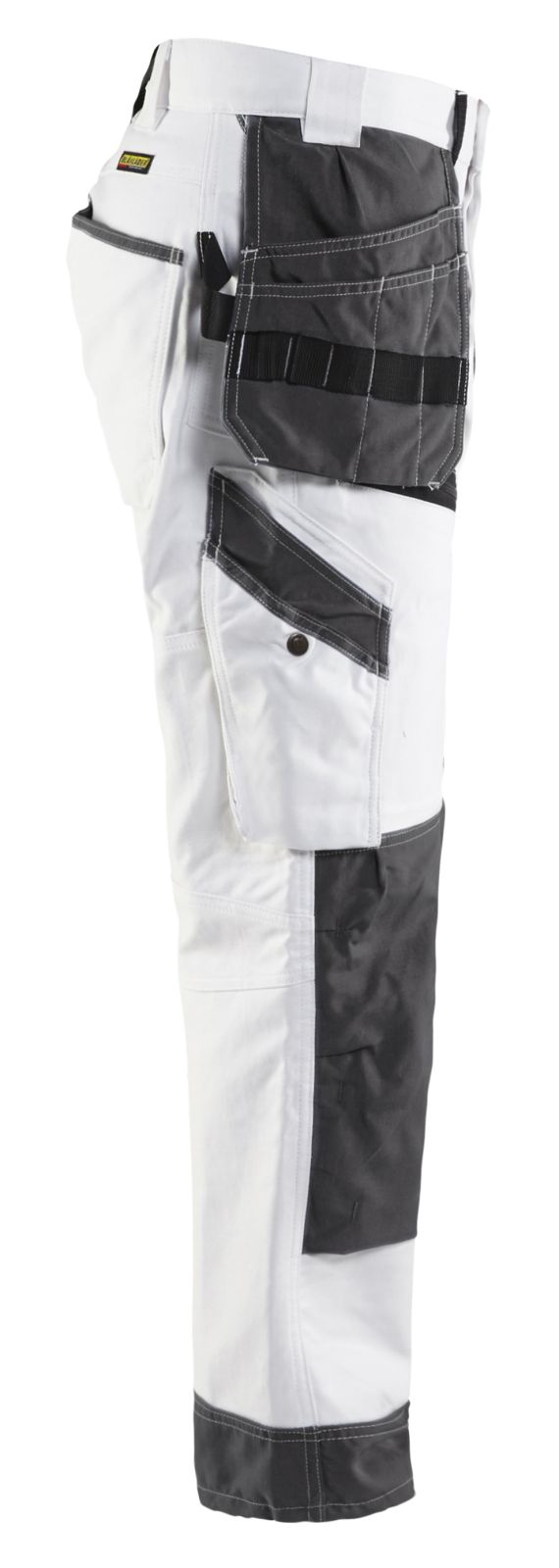 Blaklader Werkbroeken 15101210 wit-donkergrijs(1098)