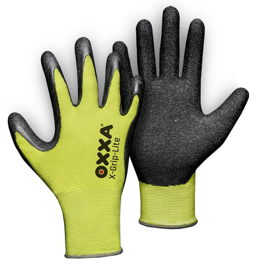 OXXA Premium Handschoenen X-Grip-Lite 51-025 fluo geel-zwart