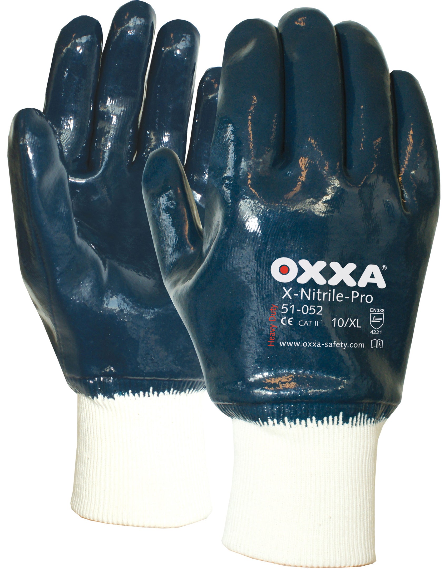 OXXA  Handschoenen X-Nitrile-Pro 51-052 donkerblauw-wit