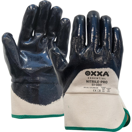 OXXA Essential Handschoenen Nitrile-Pro 51-080 donkerblauw-wit
