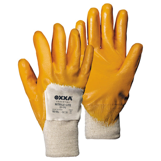 OXXA Essential Handschoenen Nitrile-Lite 51-170 geel-wit