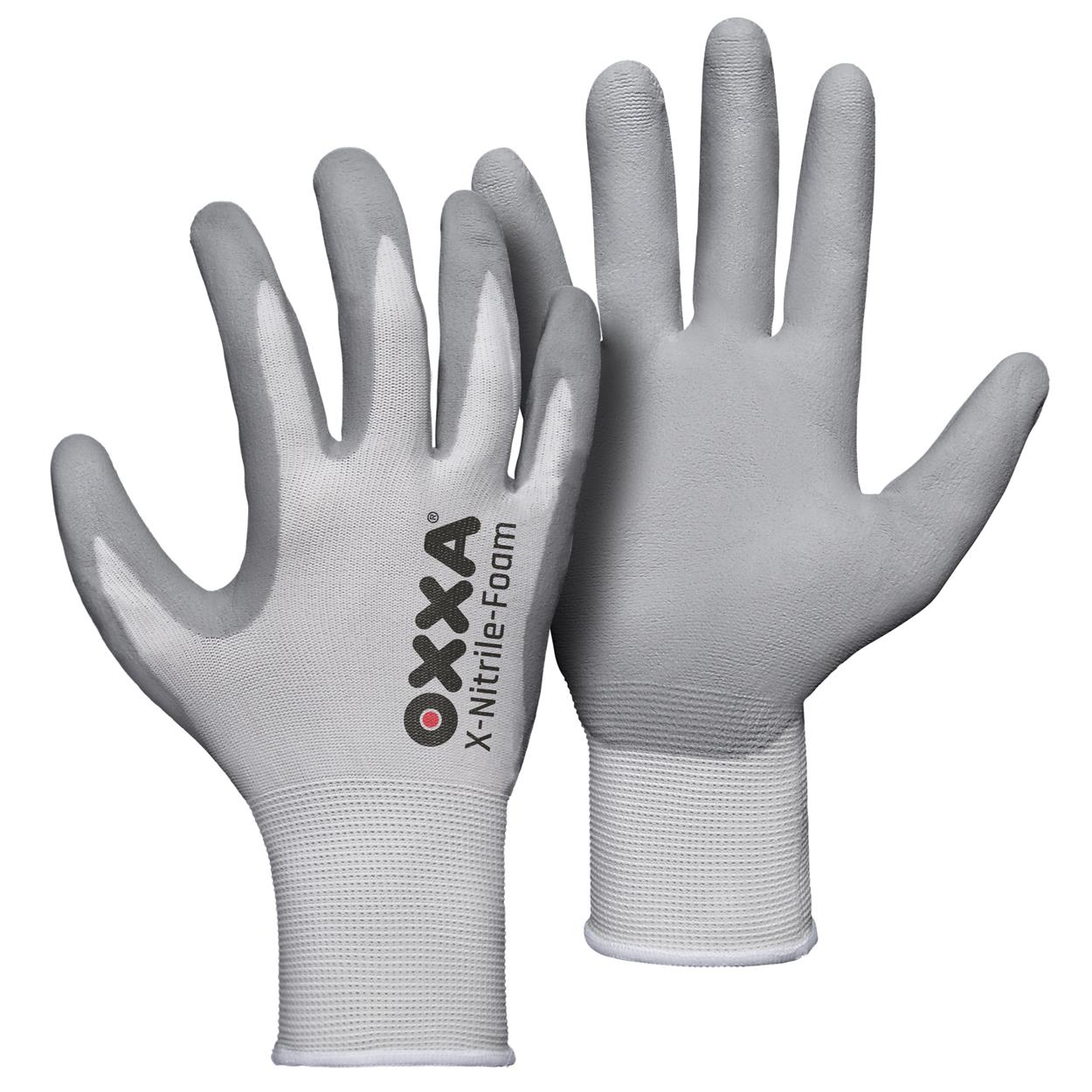OXXA Premium Handschoenen X-Nitrile-Foam 51-280 wit-grijs