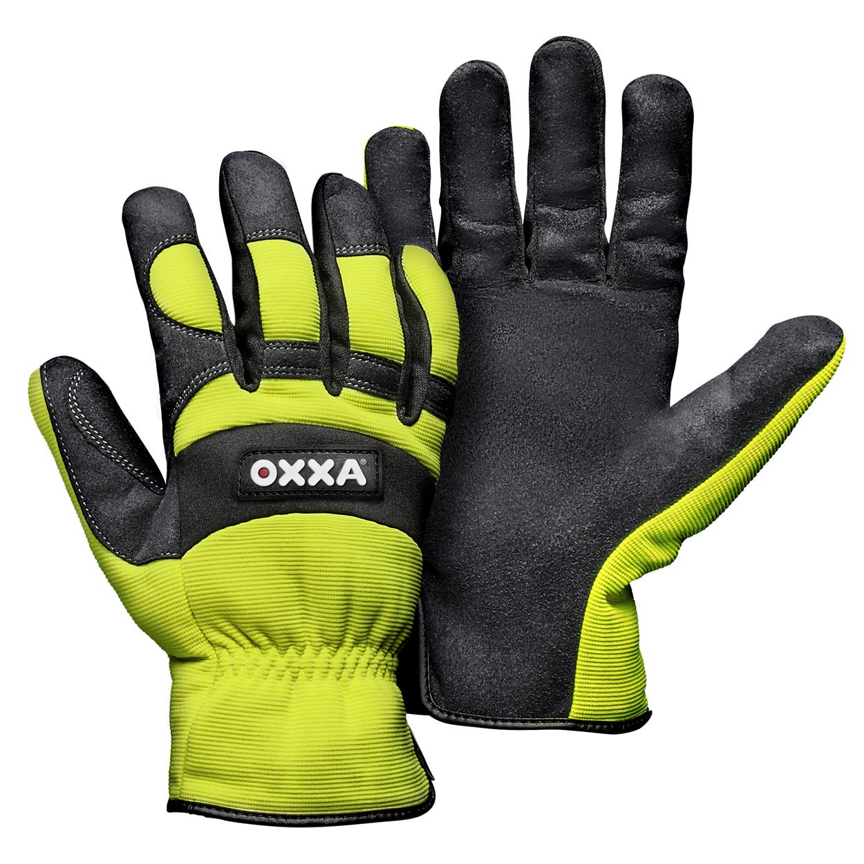 OXXA Premium Handschoen X-Mech 51-610 zwart-geel