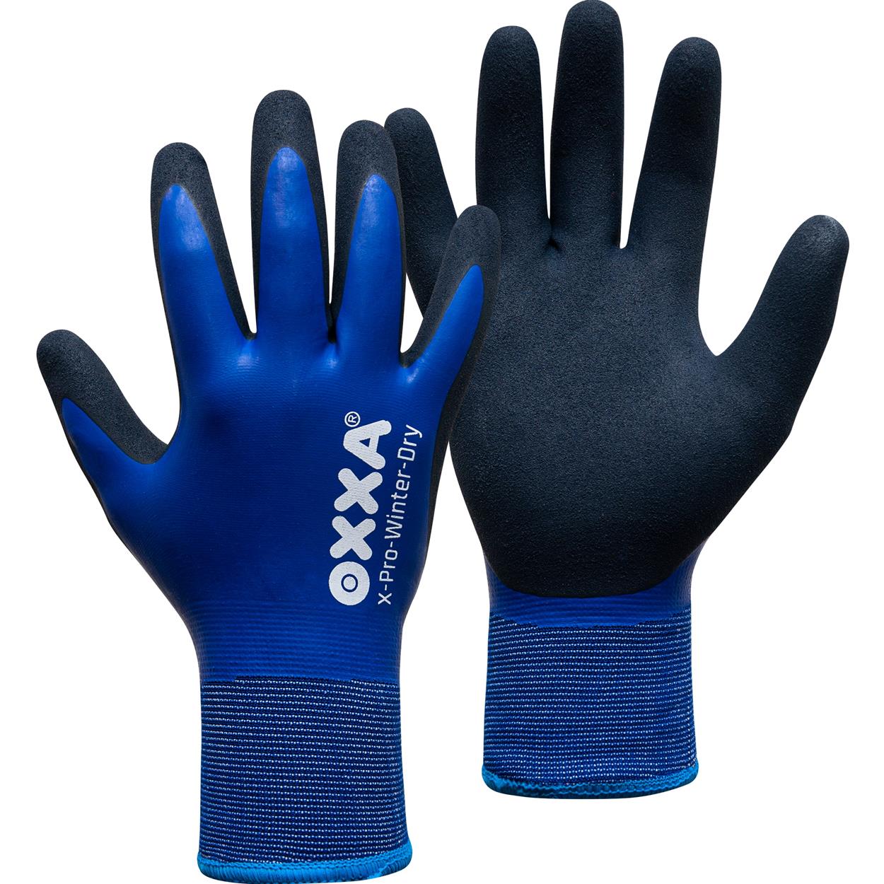 OXXA Premium Handschoen X-Pro-Winter-Dry 51-870 zwart-blauw