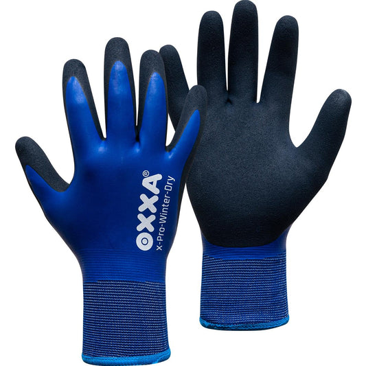 OXXA Premium Handschoen X-Pro-Winter-Dry 51-870 zwart-blauw