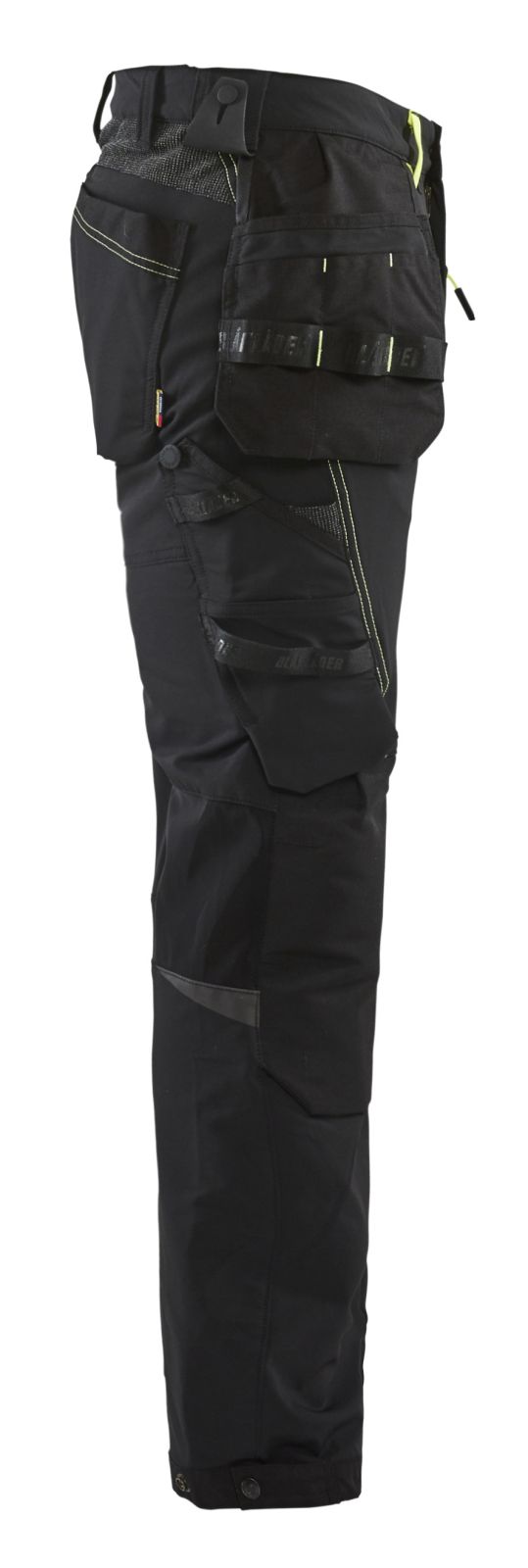 Blaklader Broeken 15221645 zwart-fluo geel(9933)