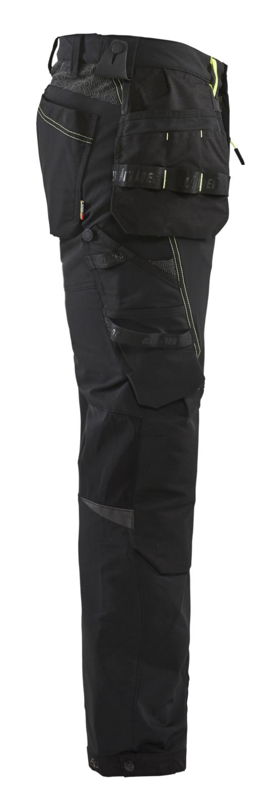 Blaklader Broeken 15221645 zwart-fluo geel(9933)