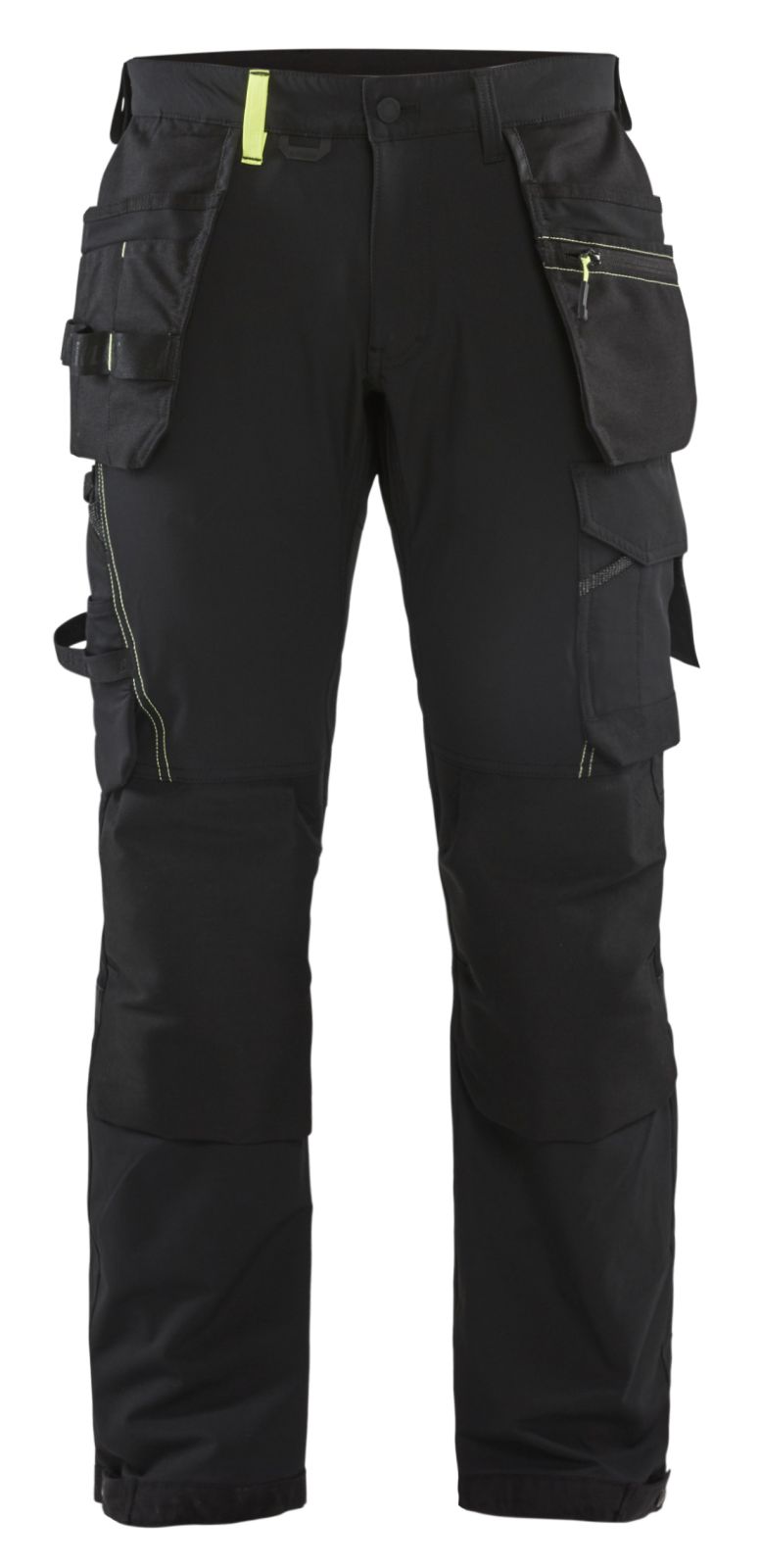 Blaklader Broeken 15221645 zwart-fluo geel(9933)