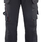 Blaklader Broeken 15221645 zwart-rood(9956)