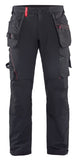 Blaklader Broeken 15221645 zwart-rood(9956)
