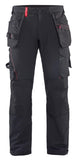 Blaklader Broeken 15221645 zwart-rood(9956)