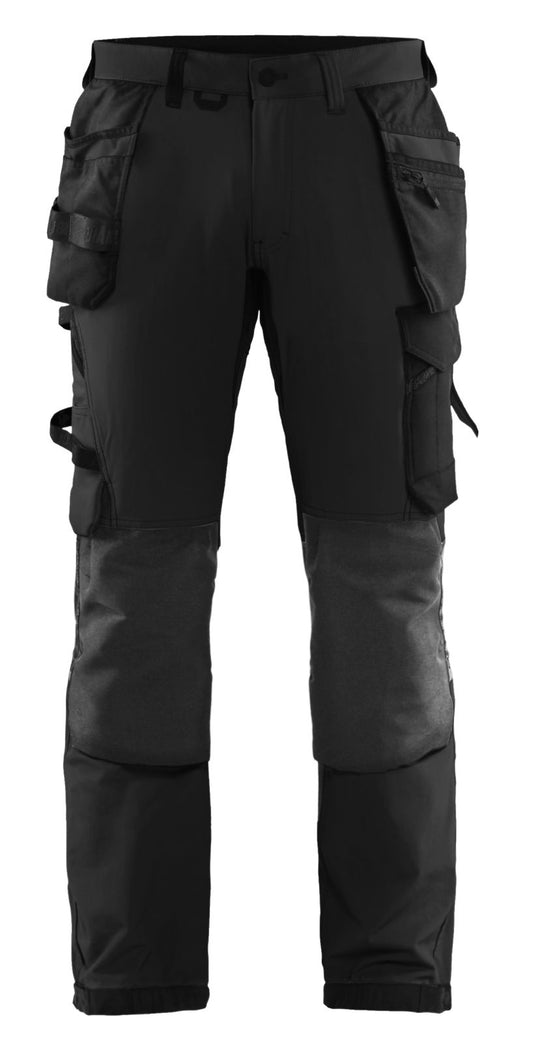 Blaklader Broeken 15221645 zwart-donkergrijs(9998)