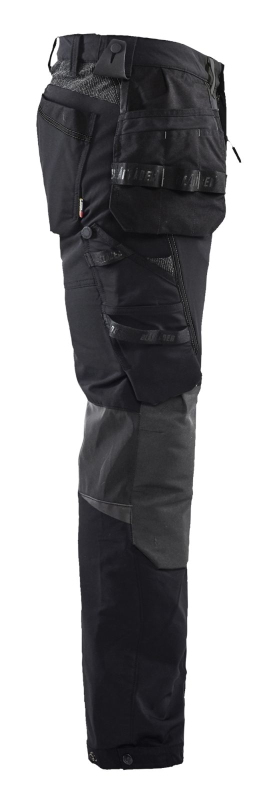 Blaklader Broeken 15221645 zwart-donkergrijs(9998)