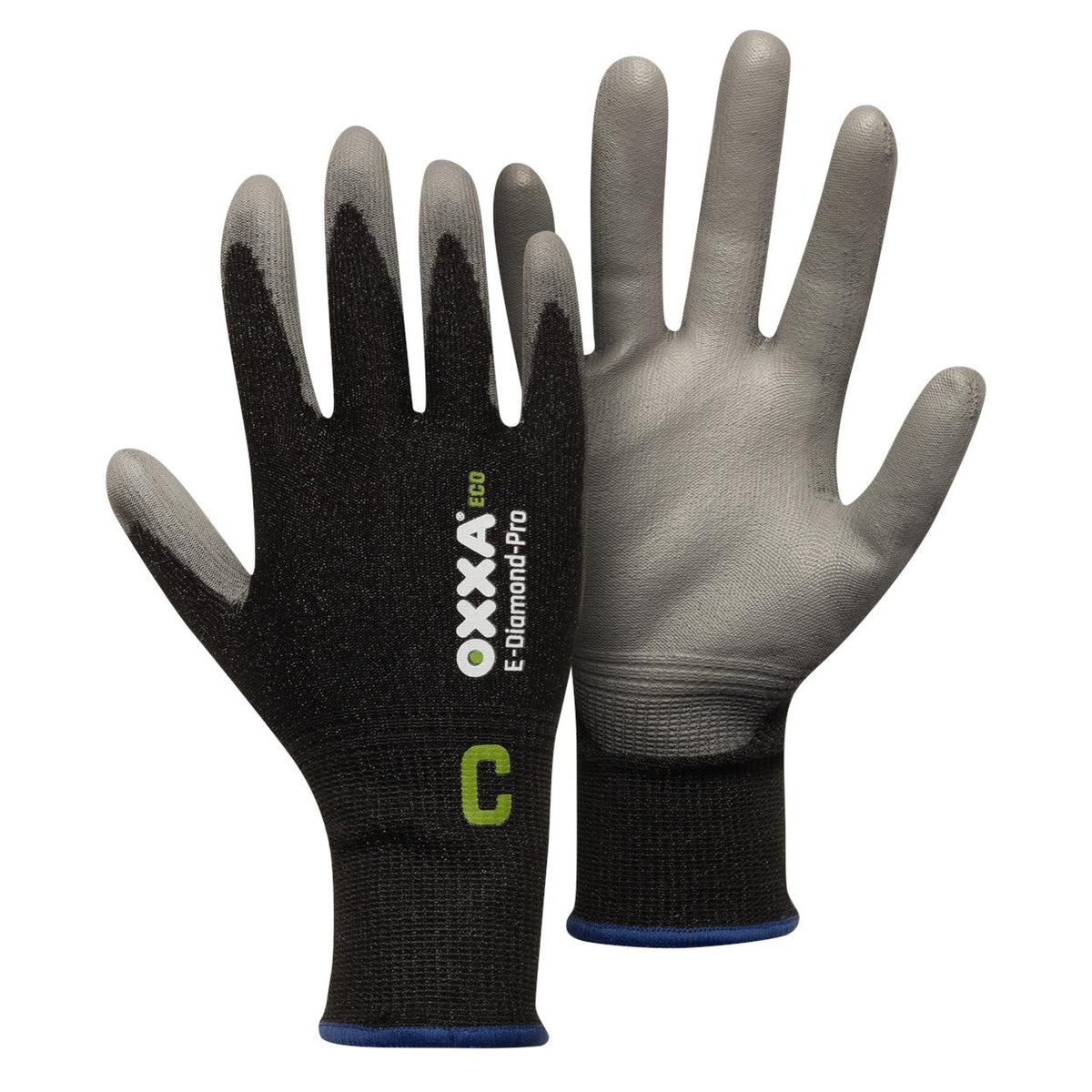 OXXA Premium ECO Handschoen E-Diamond-Pro 52-775 Cut C snijbescherming grijs-zwart
