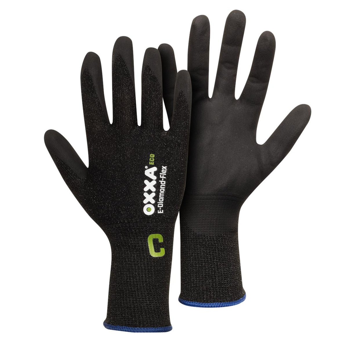 OXXA Premium ECO Handschoen E-Diamond-Flex 52-780 Cut C snijbescherming zwart