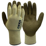 OXXA Premium ECO Handschoen E-Nature-Thermo 52-800 kou ventilatie olijfgroen-zachtgeel