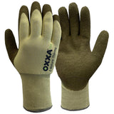 OXXA Premium ECO Handschoen E-Nature-Thermo 52-800 kou ventilatie olijfgroen-zachtgeel