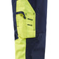 Blaklader Broeken 15291370 HiVis marineblauw-geel(8833)