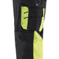 Blaklader Broeken 15291370 HiVis zwart-geel(9933)