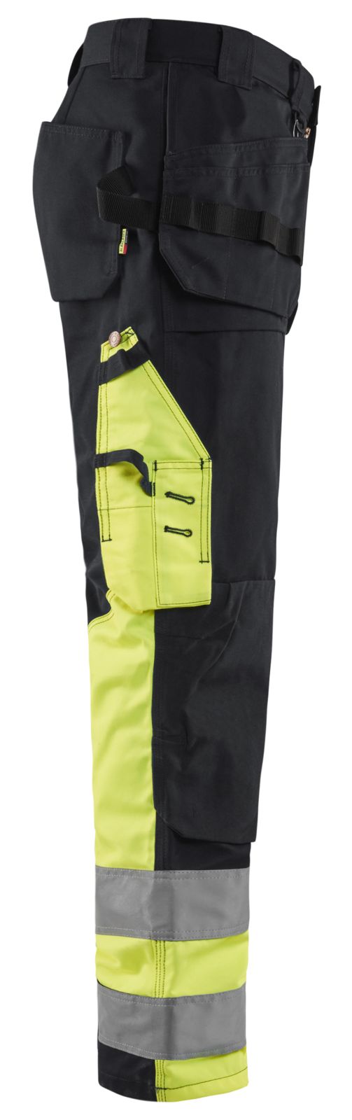 Blaklader Broeken 15291370 HiVis zwart-geel(9933)