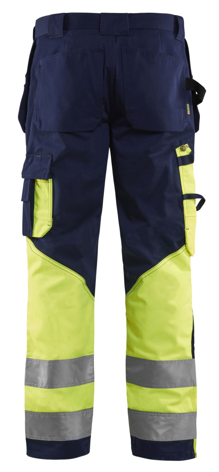 Blaklader Broeken 15291860 HiVis marineblauw-geel(8933)