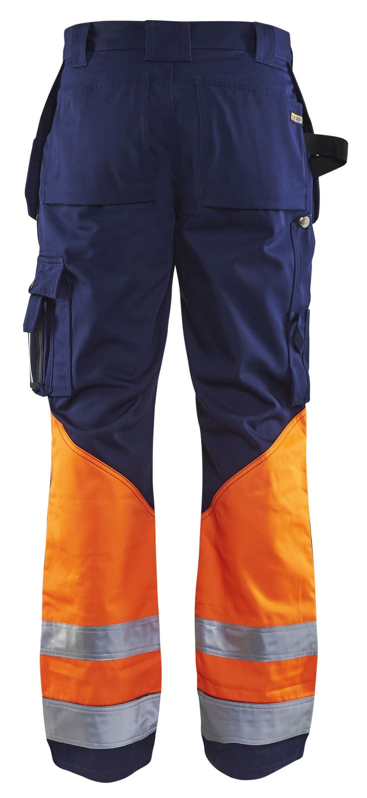 Blaklader Broeken 15291860 HiVis marineblauw-oranje(8953)