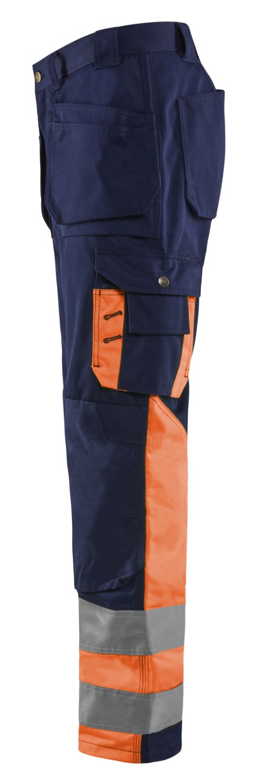 Blaklader Broeken 15291860 HiVis marineblauw-oranje(8953)