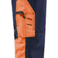 Blaklader Broeken 15291860 HiVis marineblauw-oranje(8953)