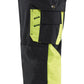 Blaklader Broeken 15291860 HiVis zwart-geel(9933)